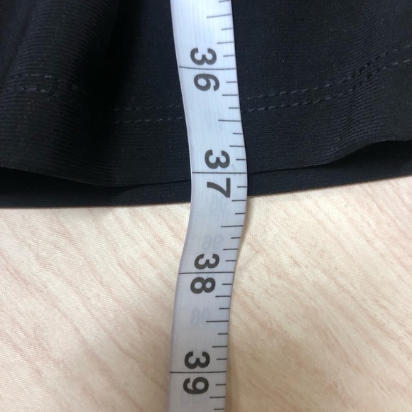 S Levine Black Flowy Dress With Cold Shoulder Sleeves Bling Details Size M NWT - Picture 7 of 8